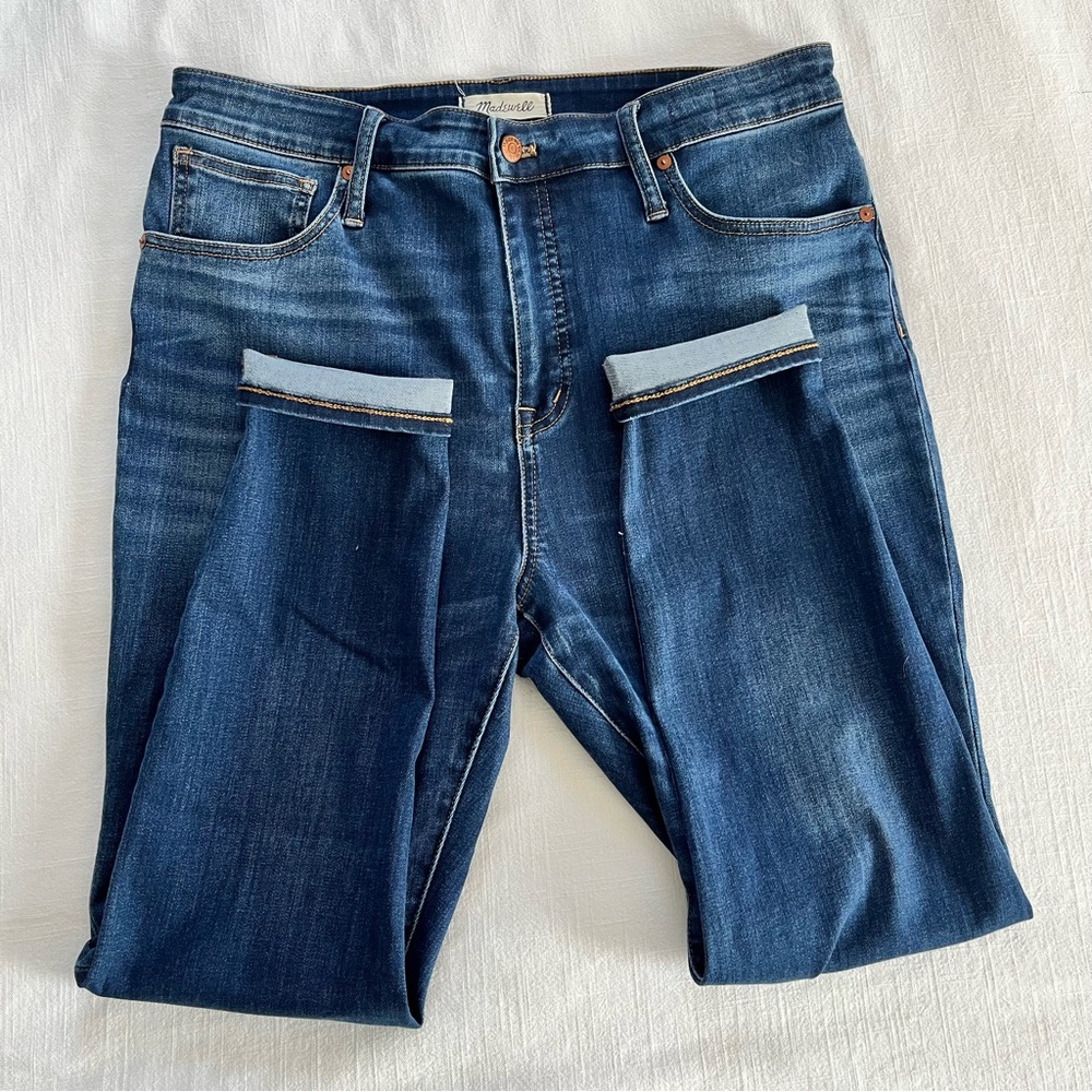 Madewell Curvy High-Rise Skinny Jean in Danny Wash: TENCEL Denim Edition…